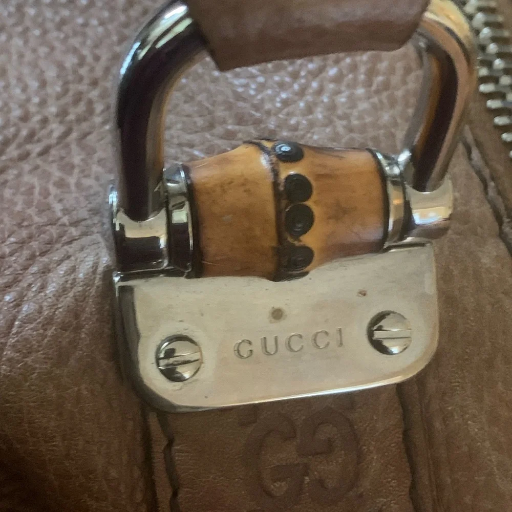 Gucci Bamboo Bag in Brown Leather XL - Picture 14 of 15
